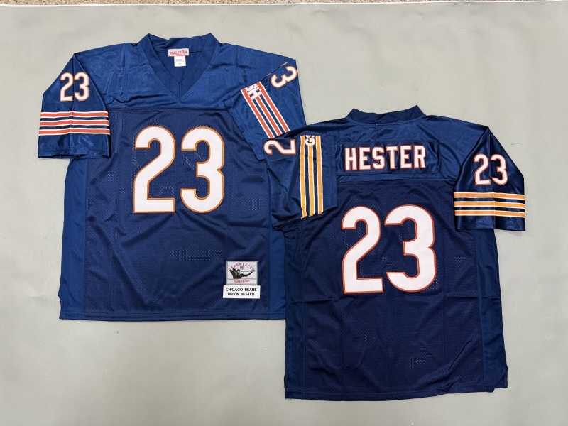 Men 2025 Nike Chicago Bears #23 Hester blue Throwback Limited NFL Jersey style 001->chicago bears->NFL Jersey